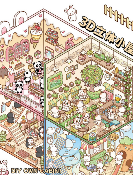 DIY Cabin Stickers [Assemble To Your Liking] !!