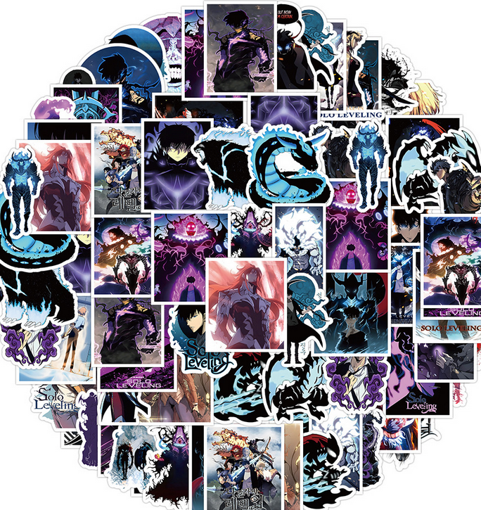 5 Random Solo Levelling Stickers