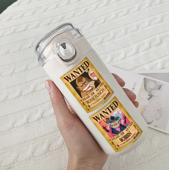 5 Random Wanted Stickers [One Piece]