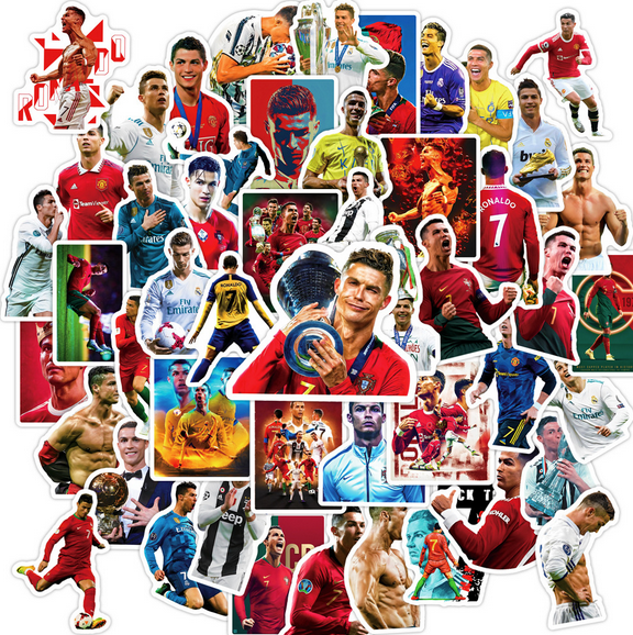 5 Random Ronaldo Goat Stickers