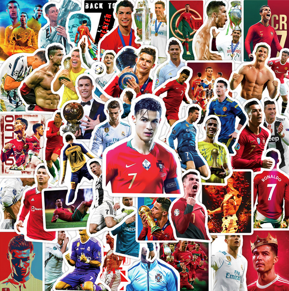 5 Random Ronaldo Goat Stickers