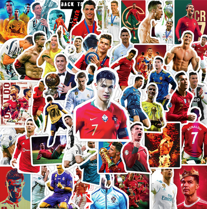 5 Random Ronaldo Goat Stickers