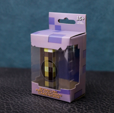 Mini Torch Minecraft Keychain