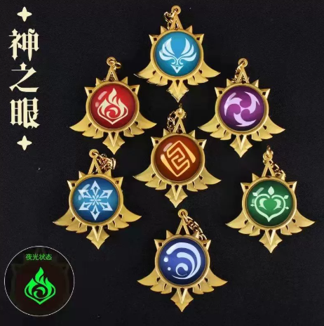 Elemental Keychains [Genshin Impact]