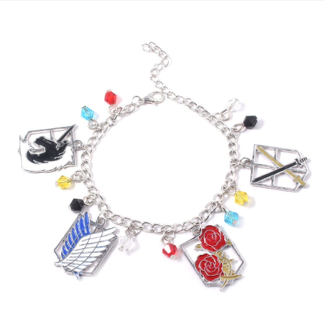 [Attack On Titan] Earrings, Necklace, Bracelets