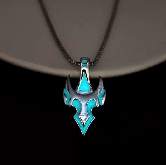 Glow In the Dark Metal Necklaces