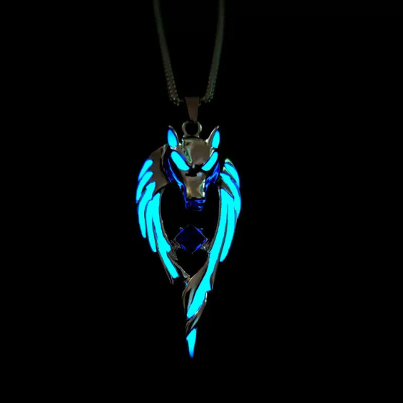 Glow In the Dark Metal Necklaces