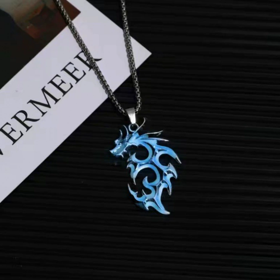 Glow In the Dark Metal Necklaces