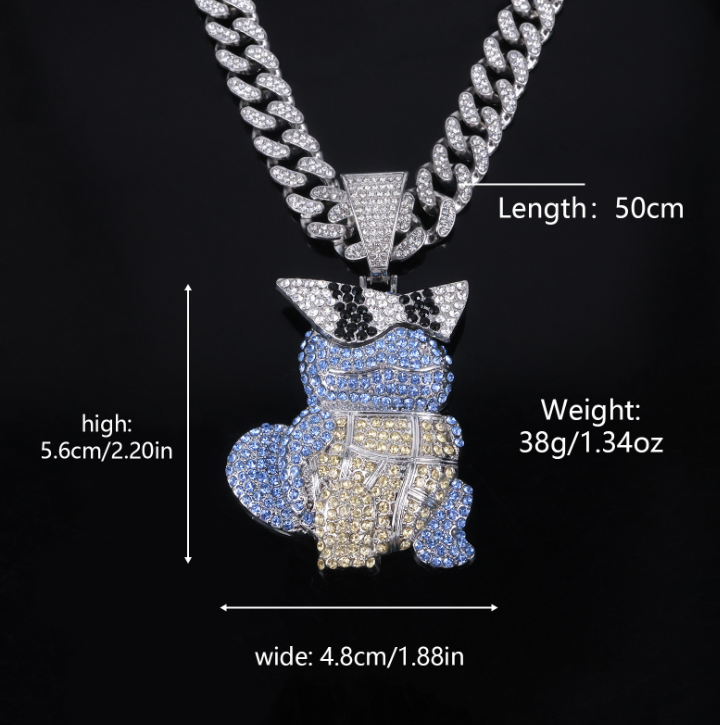 Squirtle Squad Diamond Necklace [Pokemon]