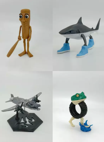 Italian BrainRot (Tralalelo, Bombardilo, Sahur, Patapim) Keychains