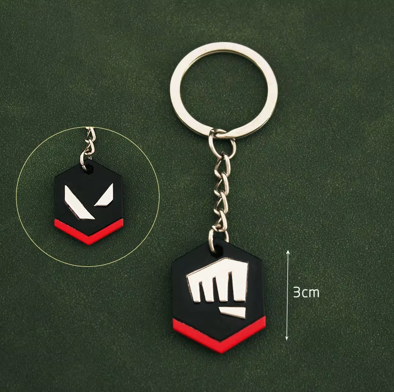 Valorant Gun Buddy Logo Keychain