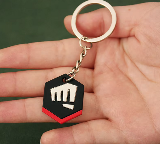Valorant Gun Buddy Logo Keychain