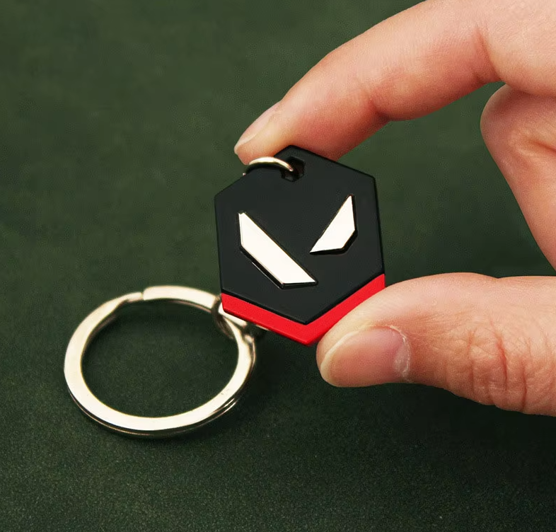 Valorant Gun Buddy Logo Keychain