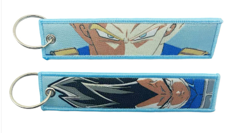 Dragon Ball Embroidery Keychains