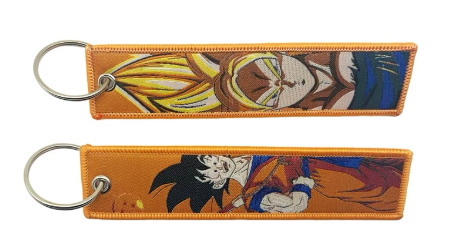 Dragon Ball Embroidery Keychains