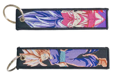 Dragon Ball Embroidery Keychains