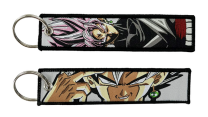 Dragon Ball Embroidery Keychains