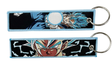Dragon Ball Embroidery Keychains