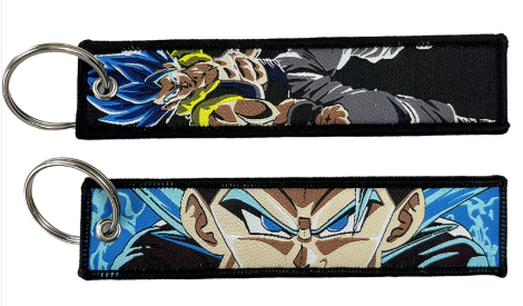Dragon Ball Embroidery Keychains