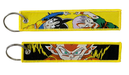 Dragon Ball Embroidery Keychains