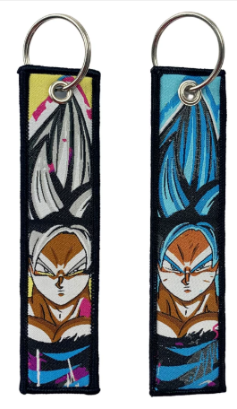 Dragon Ball Embroidery Keychains