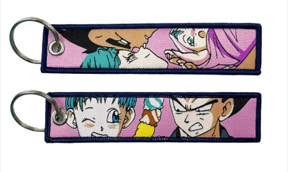 Dragon Ball Embroidery Keychains