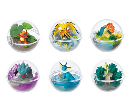 PokeMon Pokeball Terrarium Set TH33
