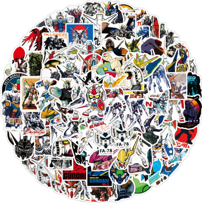 5 Random Gundam Stickers