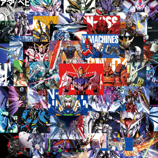 6 Random Evangelion Stickers {High Quality, 4-8 Cm}