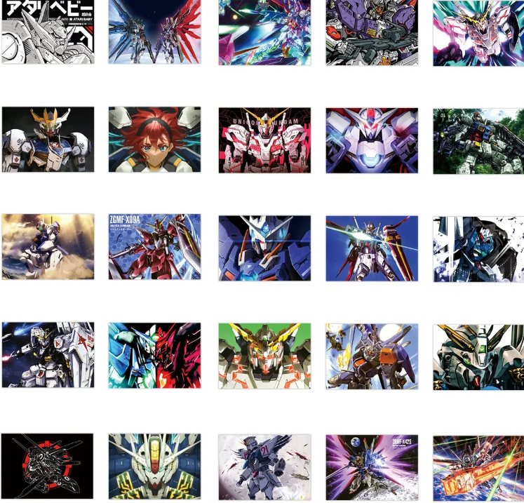6 Random Evangelion Stickers {High Quality, 4-8 Cm}