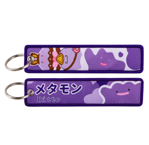 Pokemon Embroidery Keychains