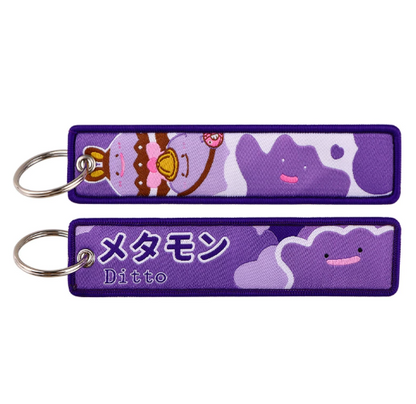 Pokemon Embroidery Keychains