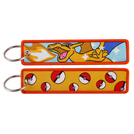 Pokemon Embroidery Keychains