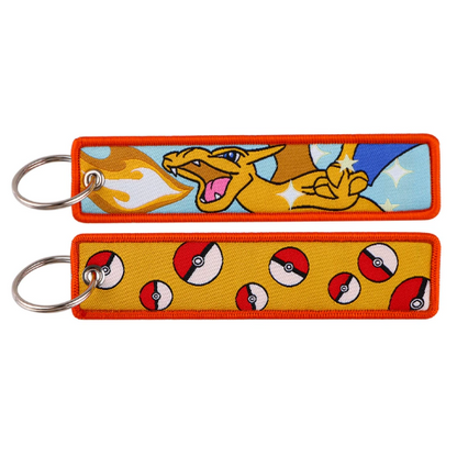 Pokemon Embroidery Keychains