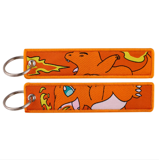 Pokemon Embroidery Keychains