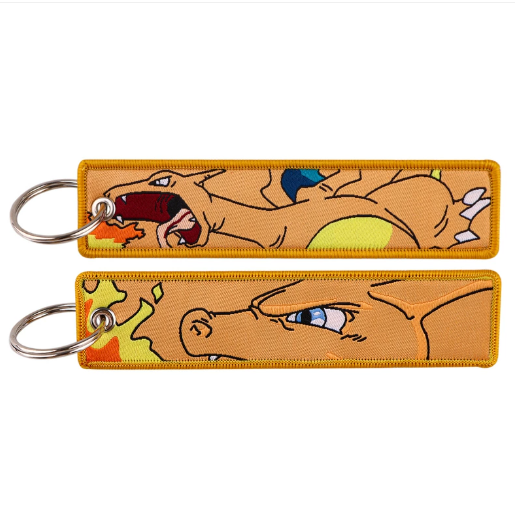 Pokemon Embroidery Keychains