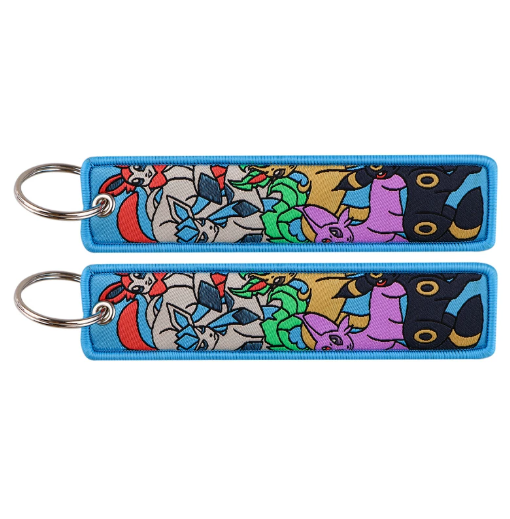Pokemon Embroidery Keychains