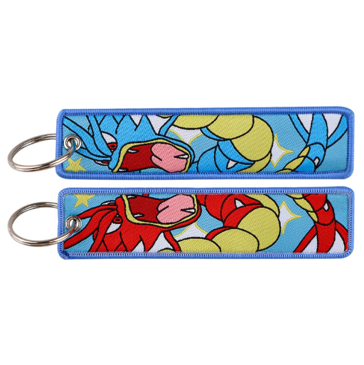 Pokemon Embroidery Keychains