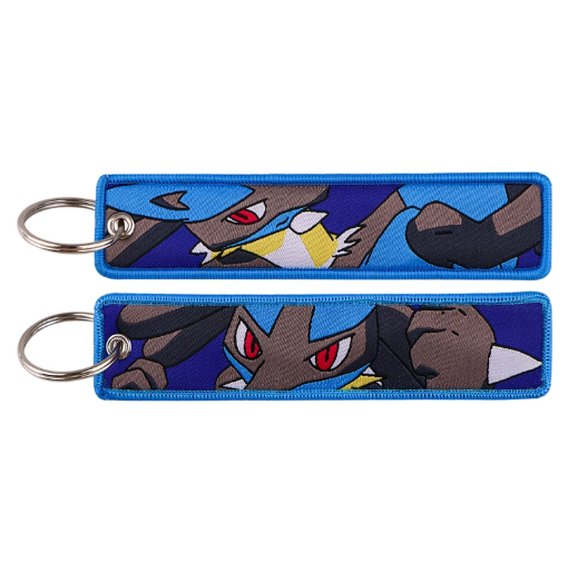 Pokemon Embroidery Keychains