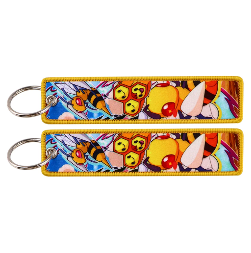 Pokemon Embroidery Keychains