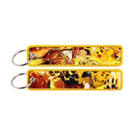Pokemon Embroidery Keychains