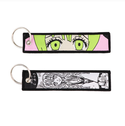 Demon Slayer Embroidery Keychains