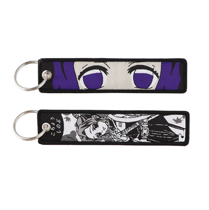 Demon Slayer Embroidery Keychains