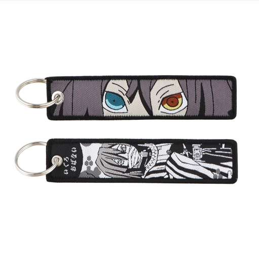 Demon Slayer Embroidery Keychains