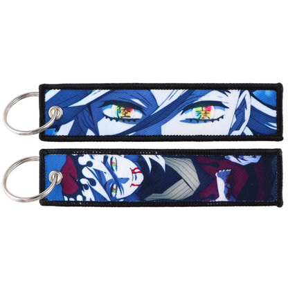 Demon Slayer Embroidery Keychains