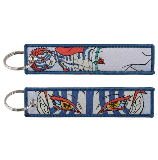 Demon Slayer Embroidery Keychains