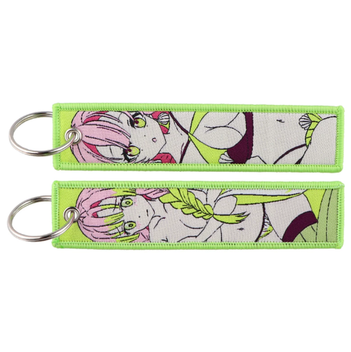 Demon Slayer Embroidery Keychains