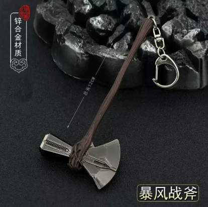 Thors Hammer Metal Keychains