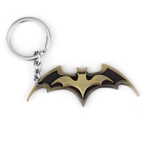 Batman And Superman Logo Metal Keychains