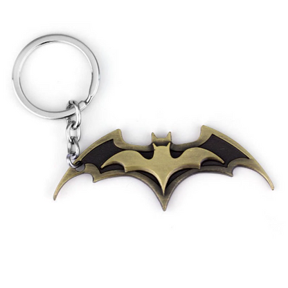 Batman And Superman Logo Metal Keychains